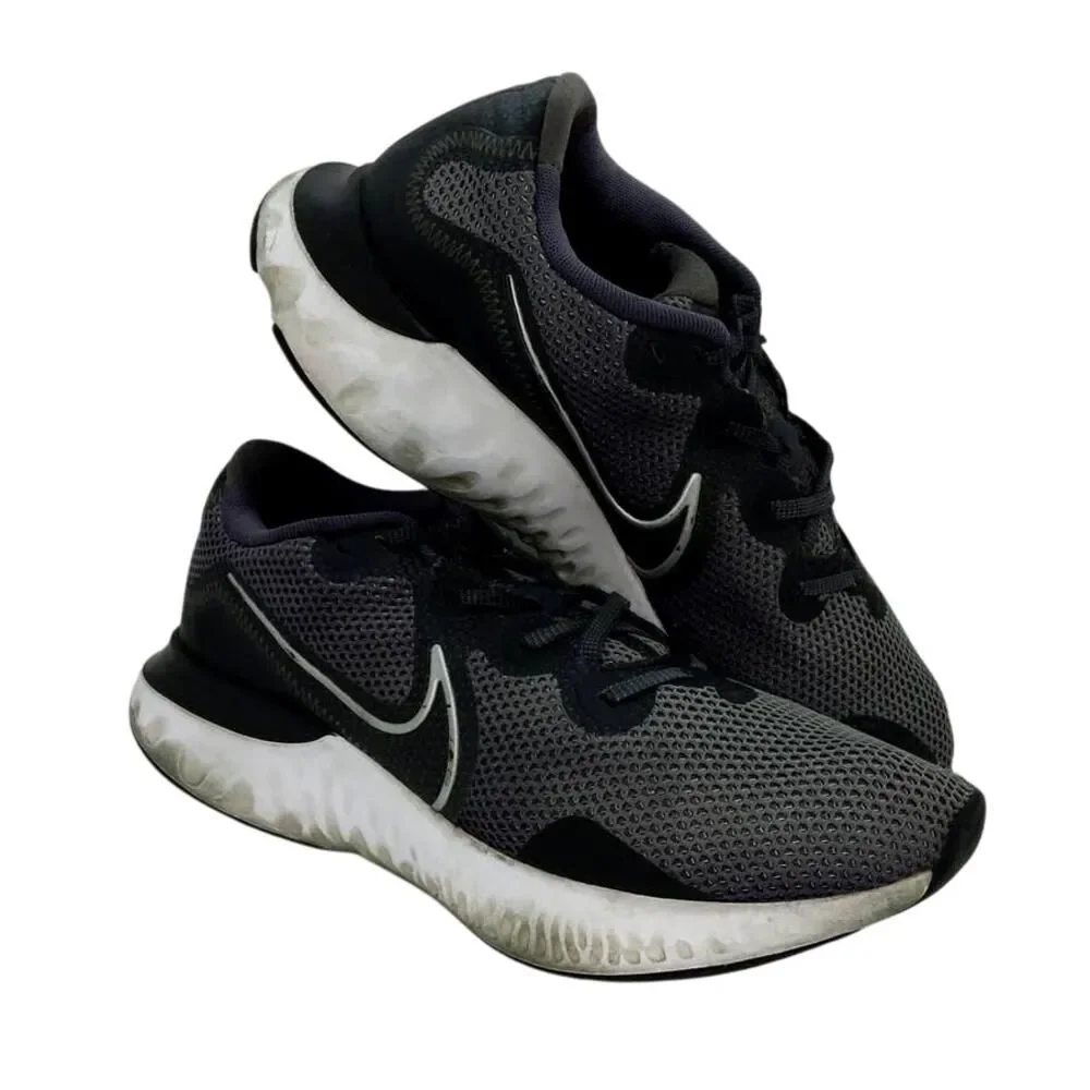 Nike Renew Run Men's Pre-owned Gray/Black Running Sneakers - sz. 11